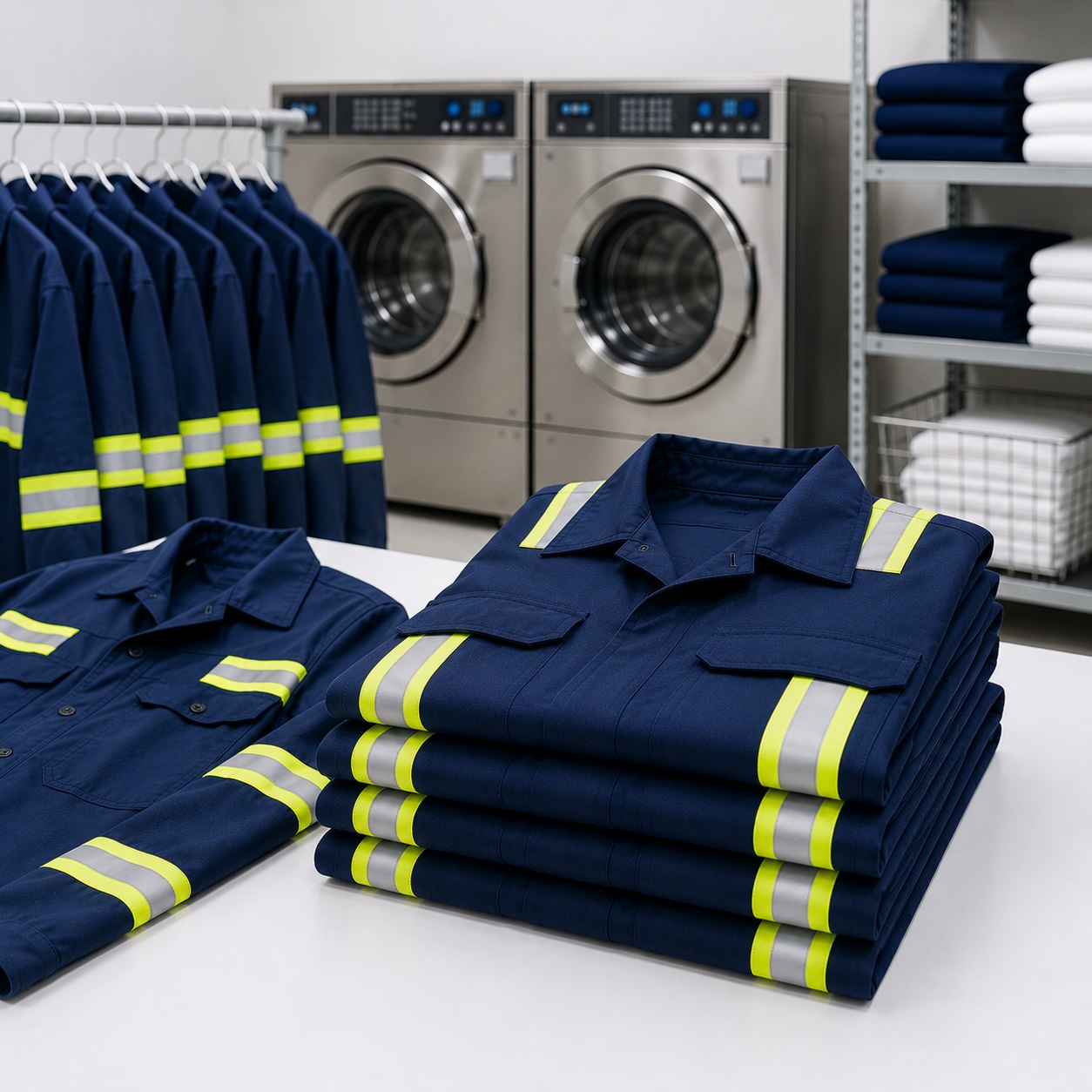 Business flame resistant garment cleaning program in Seattle WA