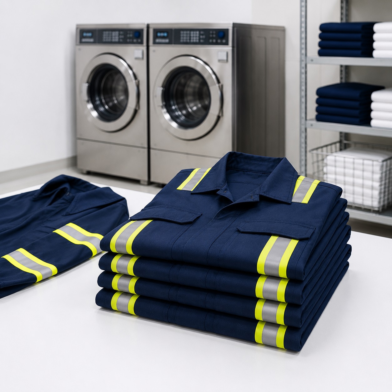 Flame resistant cleaning service for commercial uniform laundry in Seattle WA