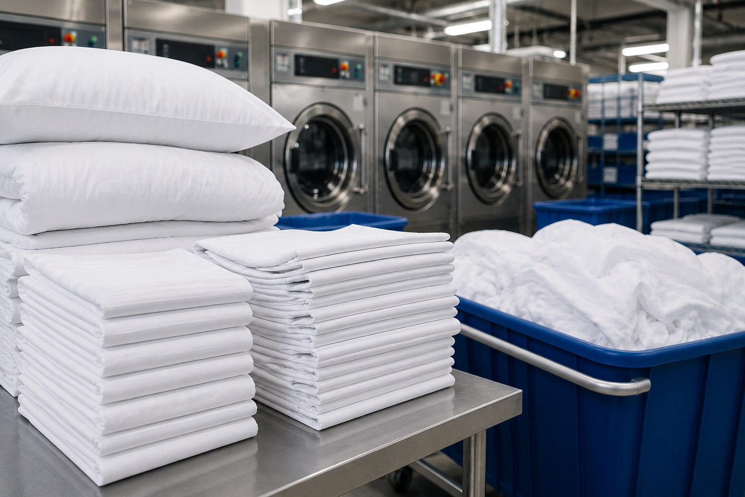 Linens and bedding laundry service for healthcare facilities in Seattle WA and Kent