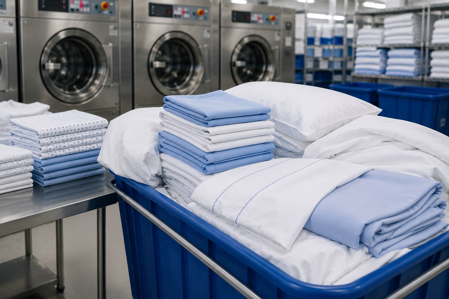 Medical bed linens laundry service for healthcare facilities in Seattle WA