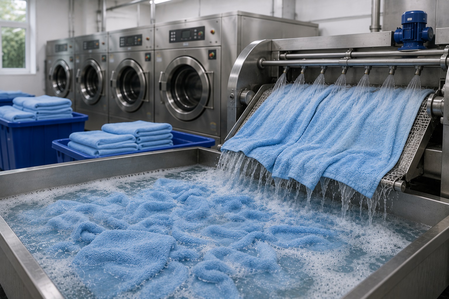 Medical microfiber towels laundry service for healthcare facilities in Seattle WA