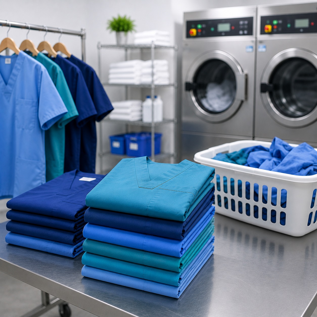 Medical scrubs and warmups cleaning service in Kent and Seattle WA